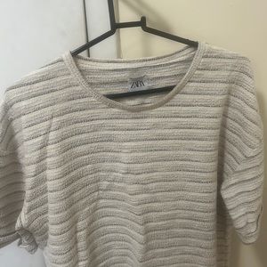 Zara t shirt with stripes
